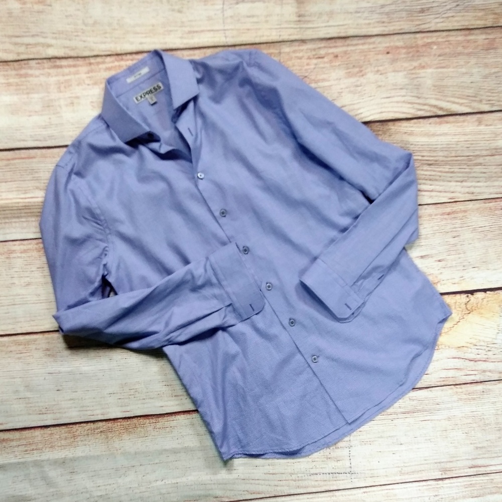 Express fitted dress shirt, medium